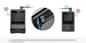 VIOFO Монтажен комплект Hardwire Kit - HK6 Type-C - Low Voltage Battery Protection