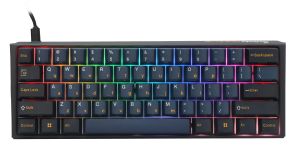 Ducky Professional Gaming Mechanical Keyboard One 3 Pro Mini Nazca Line - 8K, Cherry MX2A RGB Brown [Tactile]