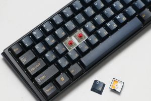 Ducky Professional Gaming Mechanical Keyboard One 3 Pro Mini Nazca Line - 8K, Cherry MX2A RGB Brown [Tactile]