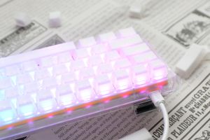 Ducky Professional Gaming Mechanical Keyboard One 3 Mini Aura White -  Cherry MX RGB Brown [Tactile]