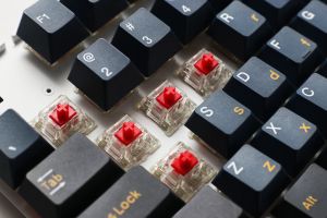 Ducky професионална геймърска механична клавиатура Professional Gaming Mechanical Keyboard One 3 Pro Nazca Line - 8K, Cherry MX2A RGB Red [Linear]
