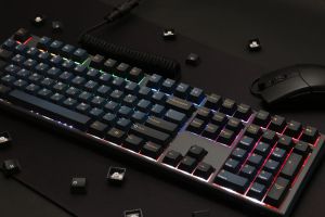 Ducky професионална геймърска механична клавиатура Professional Gaming Mechanical Keyboard One 3 Pro Nazca Line - 8K, Cherry MX2A RGB Brown [Tactile]