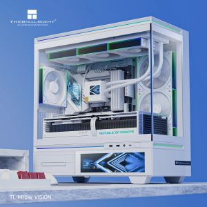 Thermalright Case mATX - TL-M10 White - 9.16 inch LCD Display, USB-C