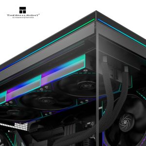 Thermalright Case mATX - TL-M10 Black - 9.16 inch LCD Display, USB-C