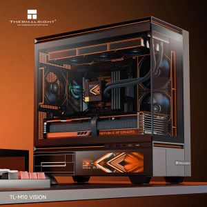 Thermalright Case mATX - TL-M10 Black - 9.16 inch LCD Display, USB-C