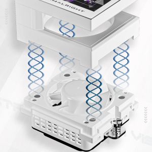 Thermalright Water Cooling Stream Vision 360 White - 3.5 inch Full Color LCD Display