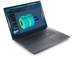 Лаптоп Dell Pro Max 18 Plus MB18250, Intel Ultra 7 265HX, vPro (13TOPS NPU, 20 cores, up to 5.30 GHz), 18" QHD+ (2560x1600) 500 nits, 32GB: 2x16GB 6400 MTs DDR5, 512GB SSD, NVIDIA RTX PRO 1000 8GB GDDR7, FHD RGB Cam and Mic, Wi-Fi 7, FPR, Backlit Kb, Win1