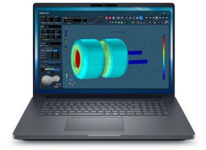 Лаптоп Dell Pro Max 18 Plus MB18250, Intel Ultra 9 285HX (13TOPS NPU, 24 cores, up to 5.50 GHz), 18.0" QHD+ (2560x1600) 500nits, 32GB: 2x16GB 6400 MTs DDR5, 1TB SSD, NVIDIA RTX PRO 3000 12GB GDDR7, 8MP HDR + IR Cam, and Mic, Wi-Fi 7, FPR, Backlit Kb, Win1