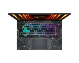 Лаптоп MSI Cyborg A15 AI B2HWFKG, AMD Ryzen 5 240 (6C/12T, 22MB, up to 5.0 GHz), NVIDIA GeForce RTX 5060 8GB GDDR7 572 AI TOPS, 15.6" FHD (1920x1080) 144Hz, IPS-Level, 16GB DDR5 2x8 5600MHz, 512GB SSD Gen4x4, WiFi 6E, BT5.3, 4 Zone RGB, Kbd, NO OS, 2.1kg