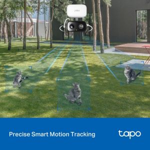 TP LINK Wi-Fi Surveillance Camera C206, outdoor and indoor use, Pan/Tilt, microSD, Water and Dust Resistance
