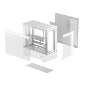 DeepCool Case ATX - CH690 DIGITAL White