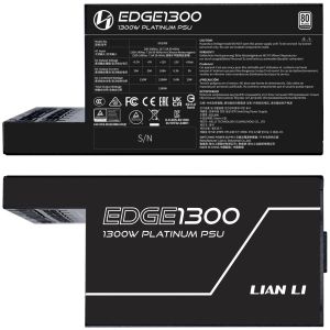 Power Supply Lian Li EDGE EG1300 Black 1300W 80+ Platinum PCIe 5.1, ATX 3.1