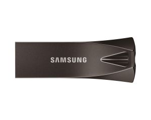 Samsung USB Flash Drive BAR Plus, 64GB, USB-A, Titanium Gray
