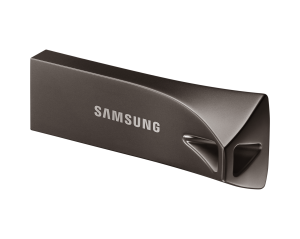 Samsung USB Flash Drive BAR Plus, 64GB, USB-A, Titanium Gray