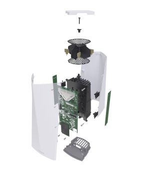 MikroTik, Tri-band (one 2.4 GHz & two 5 GHz) home access point with meshing technology