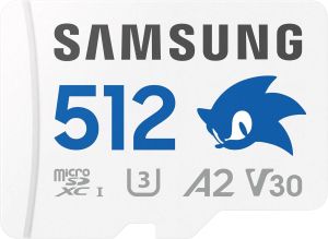 Memory card Samsung SONIC PRO PLUS microSD Card (2023), 512GB, Adapter