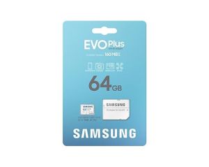 Memory card Samsung EVO Plus microSDXC, 64GB, Adapter