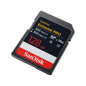 SanDisk Memory card Extreme Pro SDXC 128GB 300MB/s & 300Mb/s Class 10 V90 UHS-II