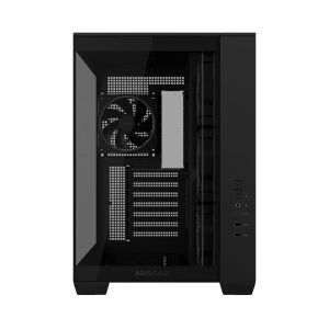 Case ASUS A32 PLUS Tempered Glass + 4 ARGB Fans - Black