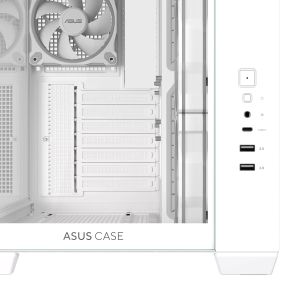 Case ASUS A32 PLUS Tempered Glass + 4 ARGB Fans - White