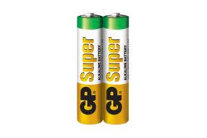 Baterie alcalină GP SUPER LR03 AAA, 2 buc. în ambalaj/contractabil, 1,5V, GP24A