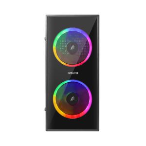 1stPlayer Gaming Case mATX - X1 RGB - 3 Fans included