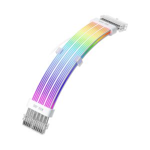 1stPlayer Extension Modding Cable M/B 24PIN Addressable RGB White - NC24P-WH