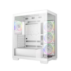 DeepCool кутия Case ATX - CG580 4F WH V2