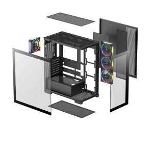 DeepCool кутия Case ATX - CG580 4F V2