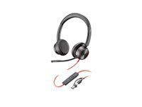 HP Poly Blackwire 8225 Stereo Microsoft Teams Certified USB-C Headset +USB-C/A Adapter SmartBuy