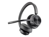 HP Poly Voyager 4320 USB-C Headset + BT700 dongle + Charging Stand
