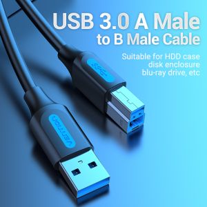 Vention USB 3.0 AM / BM - 1.5M Black - COOBG