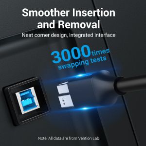 Vention USB 3.0 AM / BM - 1.5M Black - COOBG
