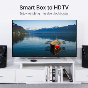 Vention HDMI Right Angle 270 Degree v2.0 M / M 4K/60Hz Gold - 1.5M Black - AAQBG