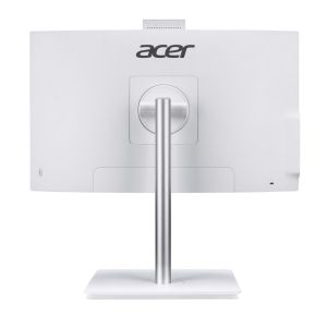 Настолен компютър - всичко в едно Acer Aspire C24-A, 23.8'' FHD IPS AiO 120Hz Intel Core i5-13420H (up to 4.60GHz, 12MB), 16GB DDR4 (1 slot free), 1TB SSD, no DVD, Intel UHD, HDMI, USB 3.2, USB 2.0, Type-C, RJ-45, WiFi 6E, Glan, SD reader, Ergo stand, Cam