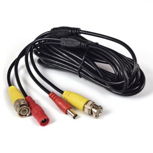 Ready-made coaxial cable with BNC and Power connectors 5m.