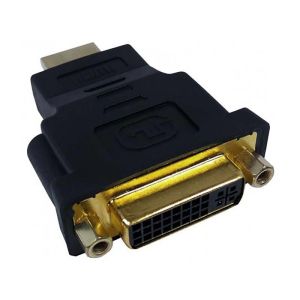 DVI-24 1to HDMI female to female Gold 4K adapter