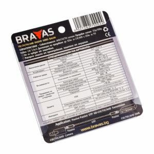 HD BRAVAS video balun with clip set /2 pcs./