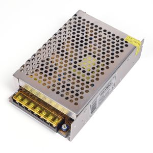 Video surveillance power supply AC/DC 12V 5A with metal block