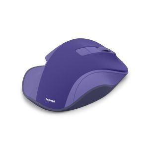 HAMA Безжична оптична мишка WM-500 Recharge, 6 бут.,800/1200/1600 dpi, безшумна, лилаво