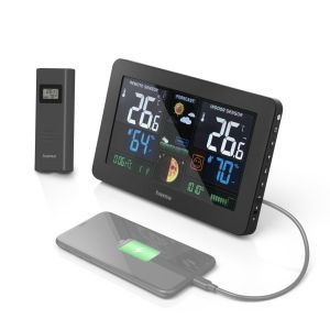 HAMA Електронна метеостанция "Premium", цветен LED дисплей