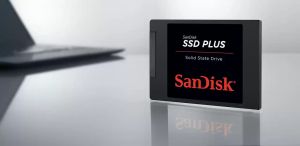 SanDisk  SSD Plus 545GB, до 505MB/s скорост на четене , до 440MB/s скорост на писане, SATA Revision 3.0 (6 Gb/s), шоко устойчиво