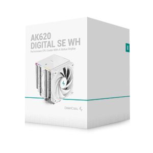DeepCool охладител CPU Cooler AK620 DIGITAL SE WH - Dual-Tower - LGA1851/AM5