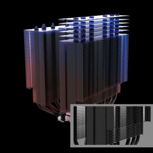 Zalman охладител CPU Cooler CNPS14X DUO Black - Dual-Tower - LGA1851/AM5