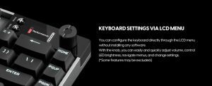 Pulsar професионална геймърска механична клавиатура Professional Gaming Mechanical Keyboard eS HE 70 ANSI Black - 8K, RGB