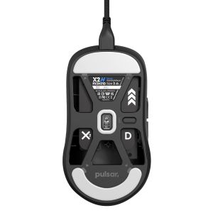 Pulsar професионална геймърска мишка Wired Gaming Mouse X2H Wired Size2 Black
