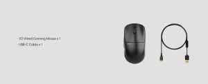 Pulsar професионална геймърска мишка Wired Gaming Mouse X2 Wired Size2 Black