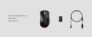 Pulsar професионална геймърска мишка Wireless Gaming Mouse Xlite v4 eS Size1 Black