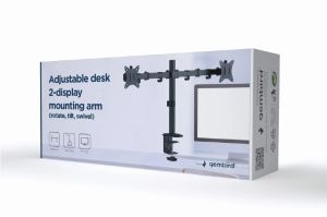 Gembird Стойка за монитор Monitor Mount - MA-D2-01 - 2 Monitor