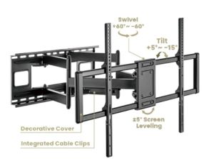 Gembird TV Mount - WM-120ST-01 - Adjustable, 60"-120", 120 kg